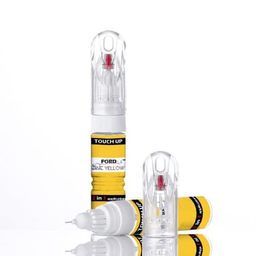 Touch Up Paint Pen Ford Fiesta Zinc Yellow 4587 Needle Tip
