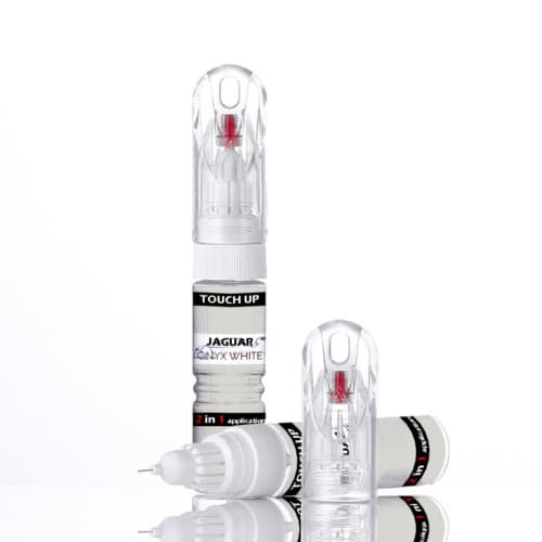 Touch Up Paint Pen Jaguar Xj Type Onyx White Neg Needle + Brush