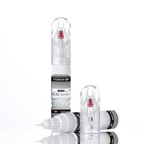 Touch Up Paint Pen Mini Cooper S Pure Silver 900 Needle + Brush