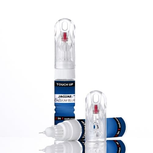 Touch Up Paint Pen Jaguar F Type Caesium Blue 1Av Needle + Brush