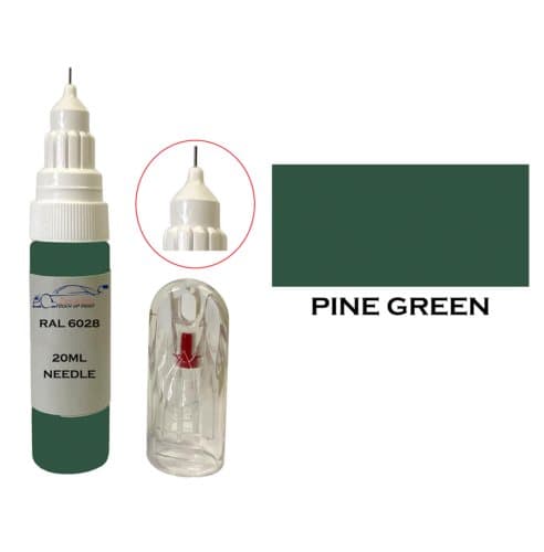 Ral 6028 Pine Green Dull Matt Touch Up Paint Brush Pen Wood Scratch Upvc Pvc