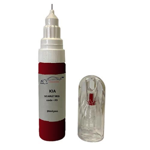 Kia Picanto Scarlet Red P9 Touch Up Paint Pen Chip,Scratch,Repair