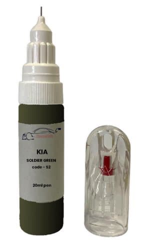 Kia Carens Soldier Green Met. S2 Touch Up Paint Pen Chip,Scratch,Repair