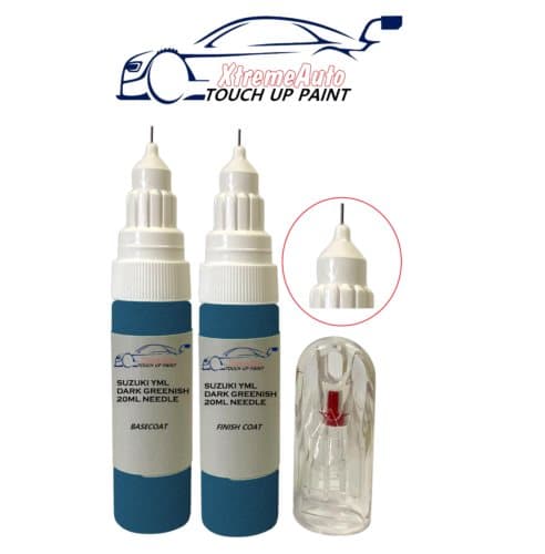 Touch Up Motorbike Paint 20Ml Pen Suzuki Dark Greenish Yml (Layer 1 & 2 )