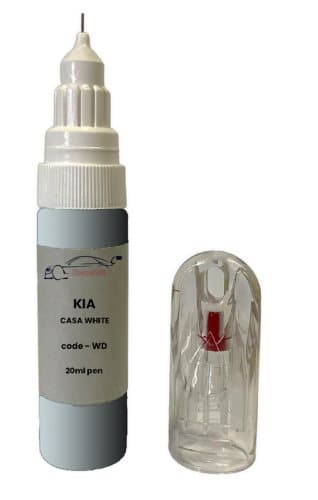 Kia Sportage Cassa White Wd Touch Up Paint Pen Chip,Scratch,Repair