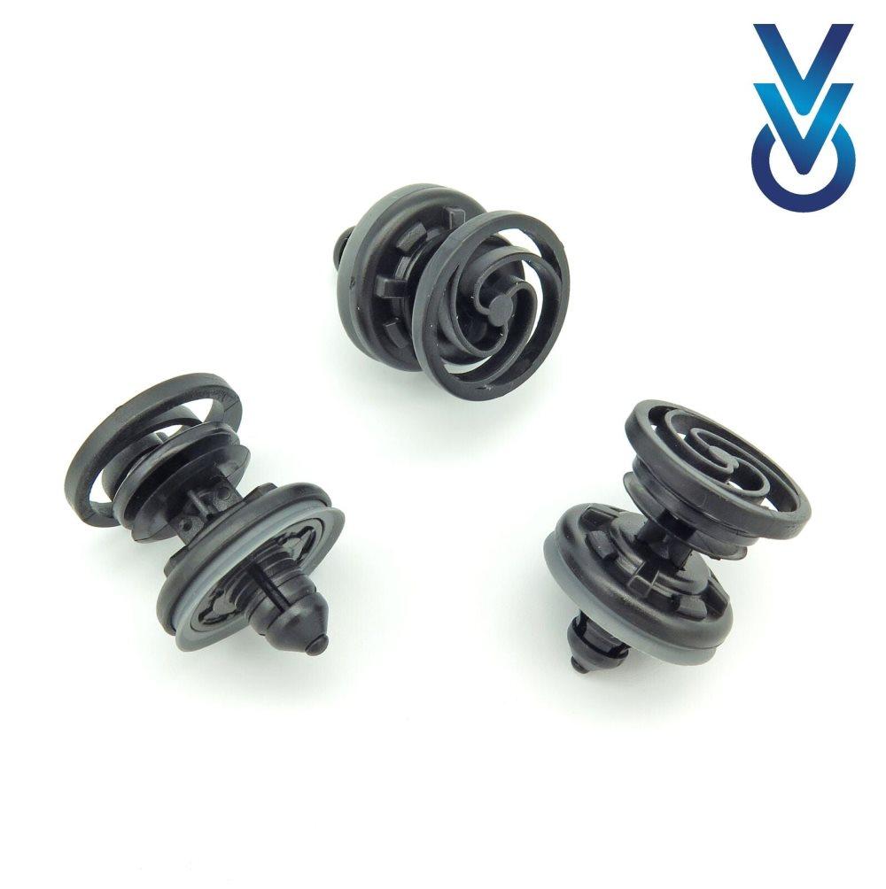 10x Interior Side Trim Clips for some Volkswagen Scirocco, Golf