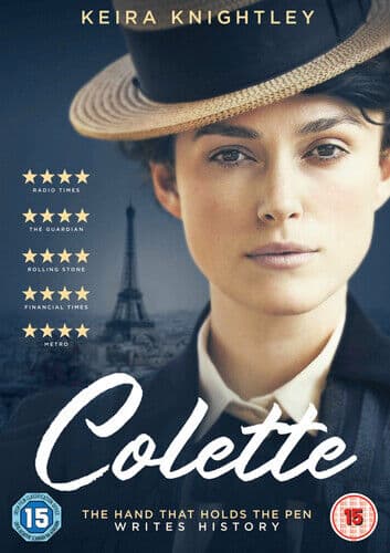 Colette DVD (2019) Keira Knightley, Westmoreland (DIR) cert 15 English Brand New