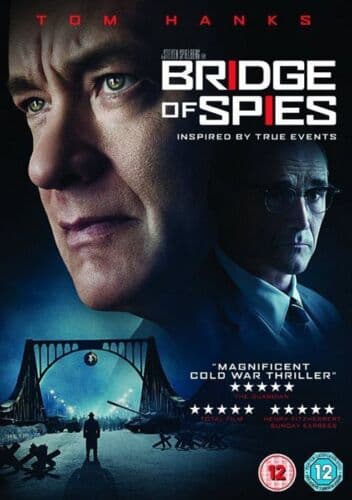 Bridge of Spies DVD (2016) Tom Hanks, Spielberg (DIR) cert 12 English Brand New