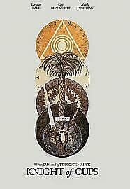 Knight of Cups DVD (2016) Christian Bale, Malick (DIR) cert 15 English Brand New