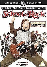 School of Rock DVD (2004) Jack Black, Linklater (DIR) cert PG English Brand New