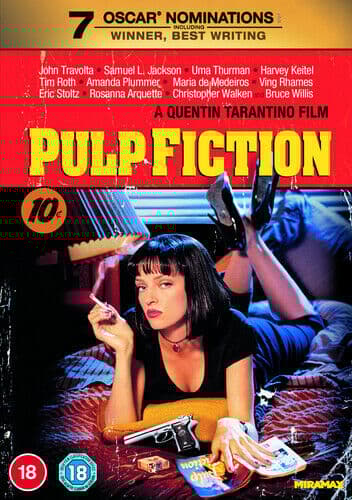 Pulp Fiction DVD (2020) Quentin Tarantino cert 18 English Brand New