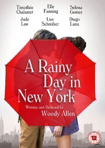 A Rainy Day in York DVD (2020) Timothée Chalamet, Allen (DIR) cert 12 English Brand New