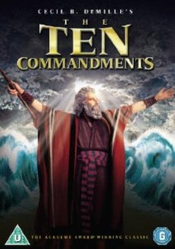 The Ten Commandments DVD (2013) Charlton Heston, DeMille (DIR) cert U 2 discs English Brand New