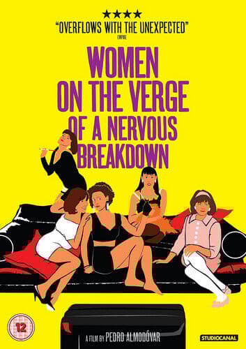 Women On the Verge of a Nervous Breakdown DVD (2017) Carmen Maura, Almodóvar English Brand New