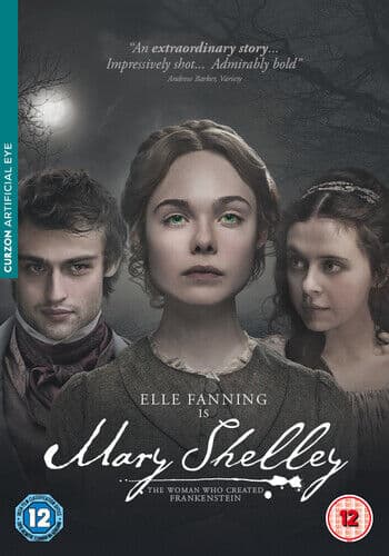 Mary Shelley DVD (2018) Elle Fanning, Al-Mansour (DIR) cert 12 English Brand New