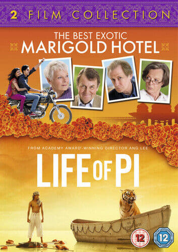 The Best Exotic Marigold Hotel/Life of Pi DVD (2015) Bill Nighy, Madden (DIR) Englist Brand New
