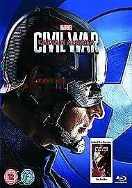 Captain America: Civil War DVD (2016) Chris Evans, Russo (DIR) cert 12 Englist Brand New