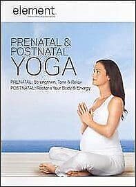 Element: Prenatal and Postnatal Yoga DVD (2010) Andrea Ambandos cert E Englist Brand New
