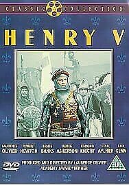 Henry V DVD (2003) Laurence Olivier cert U Englist Brand New