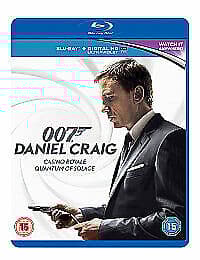 Casino Royale/Quantum of Solace DVD (2015) Daniel Craig, Campbell (DIR) cert 15 Englist Brand New