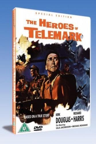 The Heroes of Telemark DVD (2003) Kirk Douglas, Mann (DIR) cert U Englist Brand New
