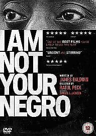 I Am Not Your Negro DVD (2017) Raoul Peck cert 12 Englist Brand New