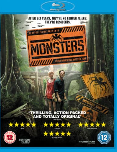Monsters DVD (2011) Whitney Able, Edwards (DIR) cert 12 Englist Brand New