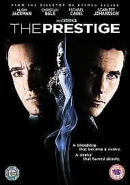 The Prestige DVD (2007) Hugh Jackman, Nolan (DIR) cert 12 Englist Brand New