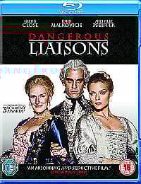 Dangerous Liaisons DVD (2018) Glenn Close, Frears (DIR) cert 15 Englist Brand New