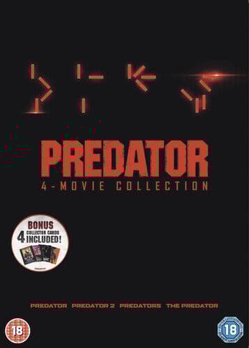 Predator Quadrilogy DVD (2019) Arnold Schwarzenegger, McTiernan (DIR) cert 18 4 English Brand New