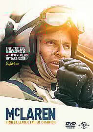 McLaren DVD (2017) Roger Donaldson cert 12 Englist Brand New