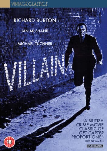 Villain DVD (2020) Richard Burton, Tuchner (DIR) cert 18 English Brand New