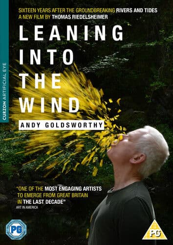 Leaning Into the Wind - Andy Goldsworthy DVD (2018) Thomas Riedelsheimer cert English Brand New