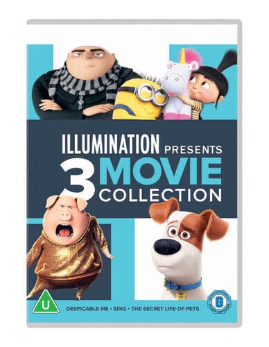 Illumination Presents: 3-movie Collection DVD (2020) Garth Jennings cert U 3 English Brand New