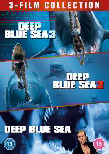 Deep Blue Sea: 3-film Collection DVD (2020) Saffron Burrows, Harlin (DIR) cert Englist Brand New