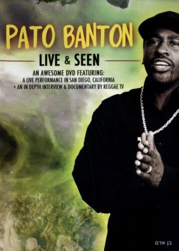Pato Banton: Live and Seen DVD (2013) Pato Banton cert E Englist Brand New
