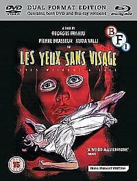 Eyes Without a Face DVD (2015) Pierre Brasseur, Franju (DIR) cert 15 3 discs Englist Brand New