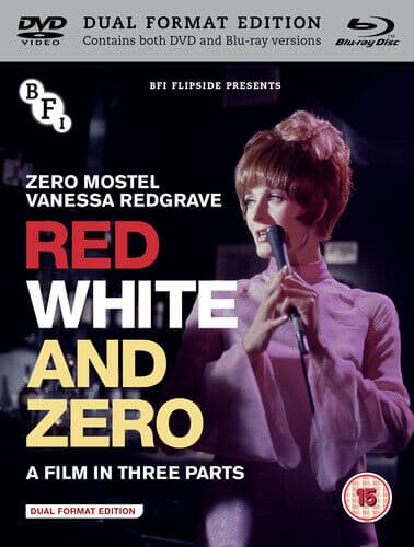 Red, White and Zero DVD (2018) Vanessa Redgrave, Anderson (DIR) cert 15 2 discs English Brand New