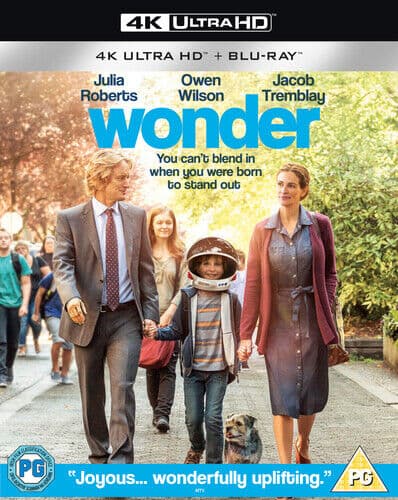 Wonder DVD (2018) Julia Roberts, Chbosky (DIR) cert PG 2 discs English Brand New