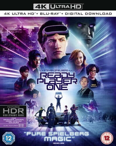 Ready Player One DVD (2018) Tye Sheridan, Spielberg (DIR) cert 12 2 discs English Brand New