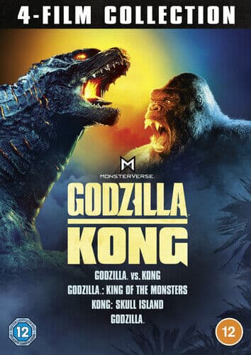 Godzilla and Kong: 4-film Collection DVD (2021) Bryan Cranston, Edwards (DIR) English Brand New