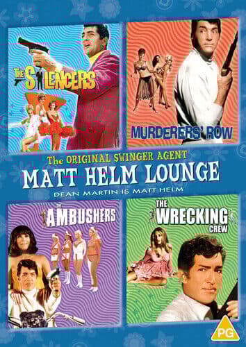 Matt Helm Lounge: The Silencers/Murderers' Row/The Ambushers/ DVD (2021) Dean English Brand New