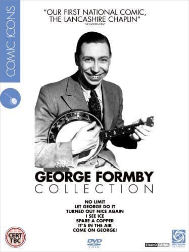 George Formby Collection DVD (2007) George Formby cert PG 4 discs Englist Brand New