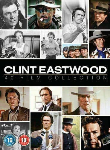 Clint Eastwood 40-film Collection DVD (2017) Clint Eastwood cert 18 40 discs Englist Brand New