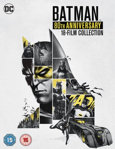 Batman: 80th Anniversary 18-film Collection DVD (2019) Yasuhiro Aoki cert 15 18 Englist Brand New