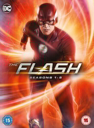 The Flash: Seasons 1-5 DVD (2019) Grant Gustin cert 15 27 discs Englist Brand New