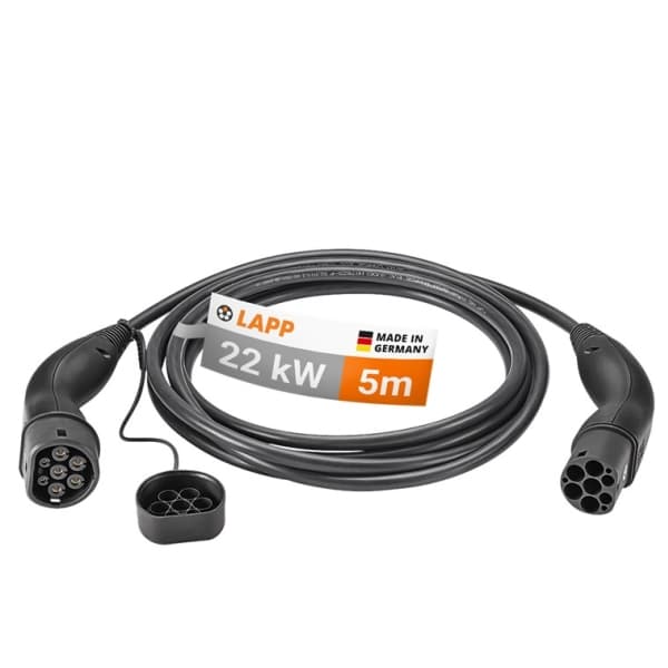 Lapp Mobility Type 2 -latauskaapeli sähköautoon 22 kW - 5 metriä