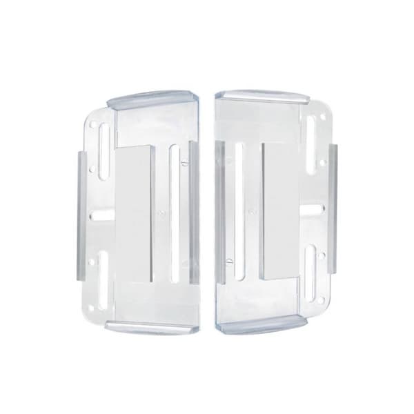 HP Autozubehör Simple-Fix Hållare för registreringsskylt Transparent (L x B x H) 12 x 6.5 x 1 cm