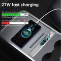 Miniatyrbillede 3 af 6: USB-opladningskonsol Z62A til Tesla Model 3 / Y 27W