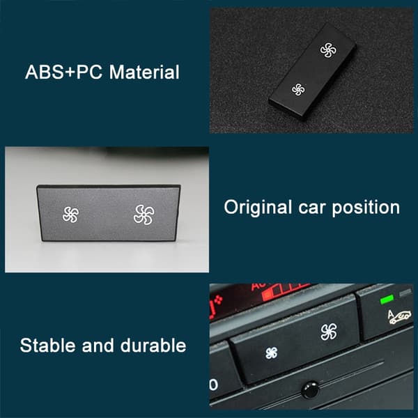 Heve/senke-knapp Air-Flow for klimaanlegg til BMW- 6411 9344 143-MA